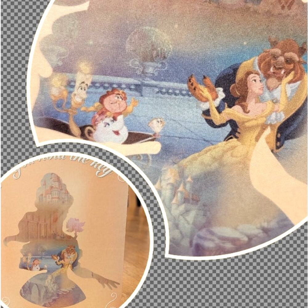 New Beauty and the Beast Anniversary/Valentine Card Disney Princess